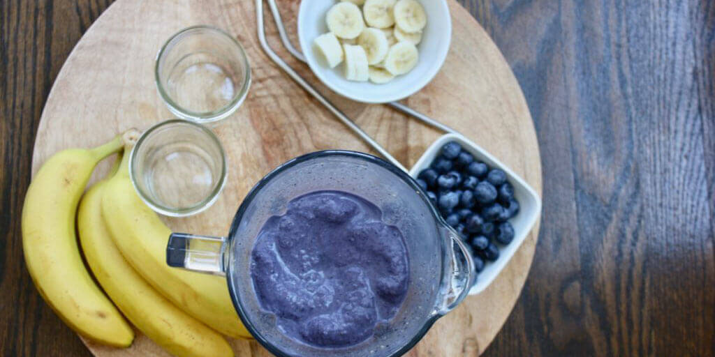 Ride Fuel - Four Ingredient Blueberry Smoothie