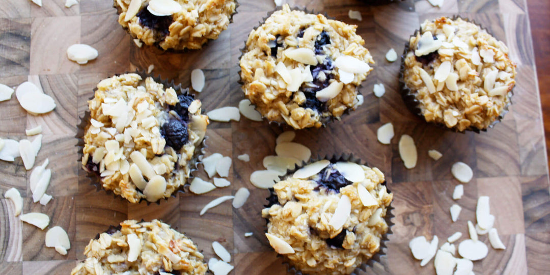 Riding Fuel - Pre-Workout Blueberry Maca Muffins
