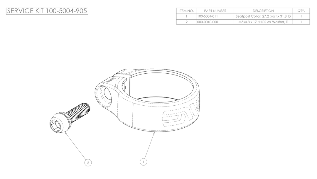 ENVE Seat Post Collar 27.2