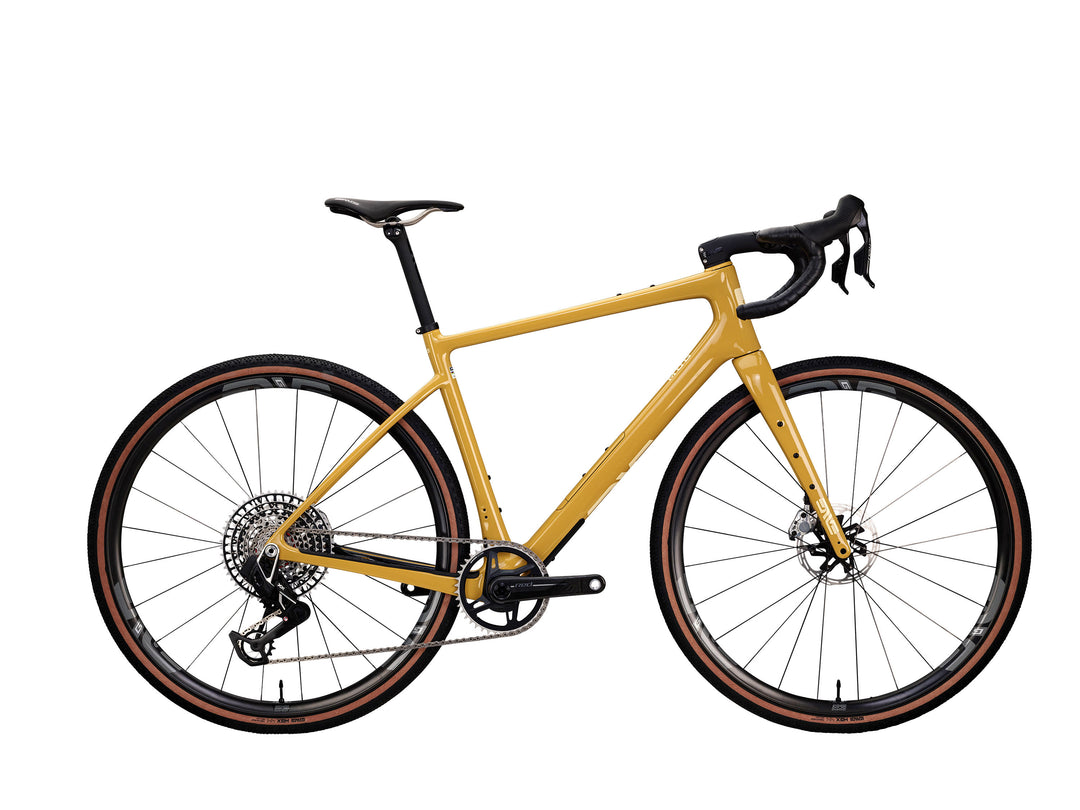 yellow gravel bike ENVE